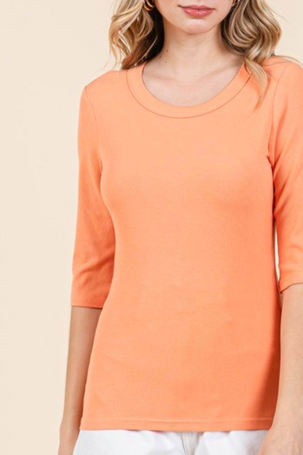 Mittoshop Round Neck Half Sleeve T-Shirt - Shop Style & More | Fresh Looks, Everyday Deals & Free Shipping