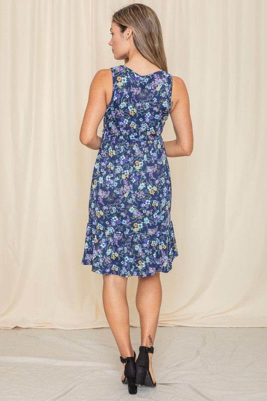Sleeveless Botanical Floral Tiered Dress - Shop Style & More | Fresh Looks, Everyday Deals & Free Shipping