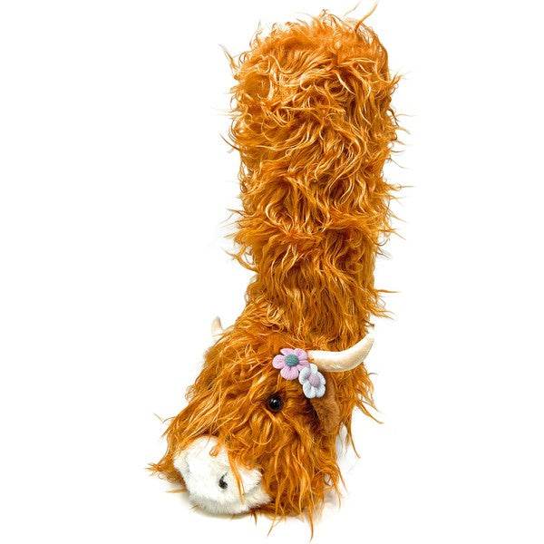 Highland Cattel - Kids' Plush Animal Slipper Socks - Shop Style & More | Fresh Looks, Everyday Deals & Free Shipping