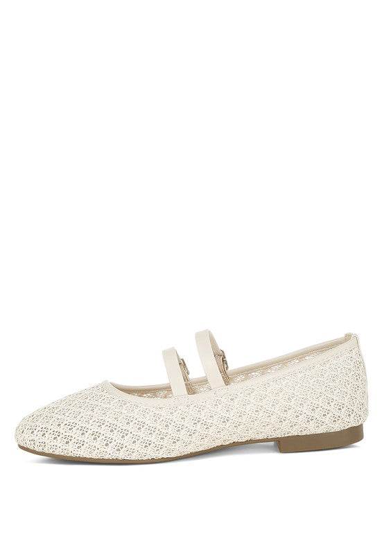 Warena Pin Buckle Strapped Ballerinas - Shop Style & More | Fresh Looks, Everyday Deals & Free Shipping