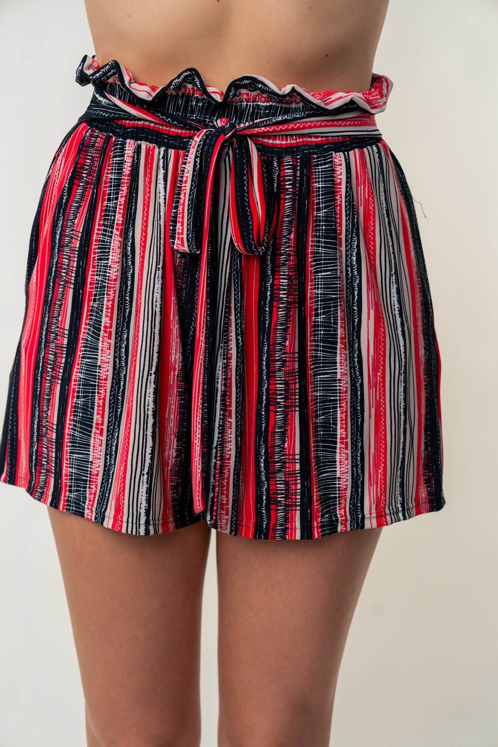 White Birch Full Size High Waisted Striped Shorts - Shop Style & More | Fresh Looks, Everyday Deals & Free Shipping