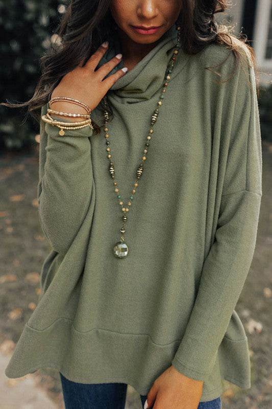 Rebecca Cowl Neck Shift Tunic Top - Shop Style & More | Fresh Looks, Everyday Deals & Free Shipping