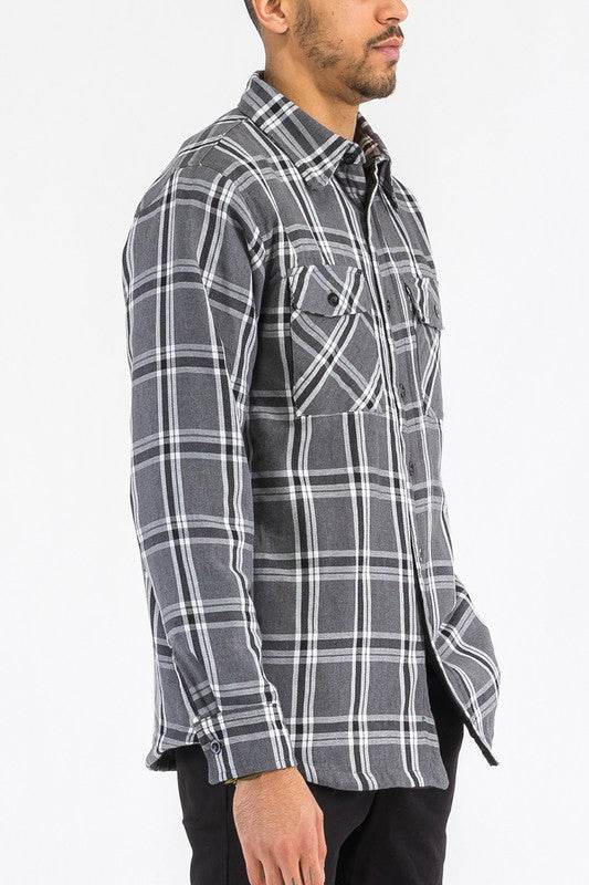 Mens Quilted Padded Flannel - Shop Style & More | Fresh Looks, Everyday Deals & Free Shipping