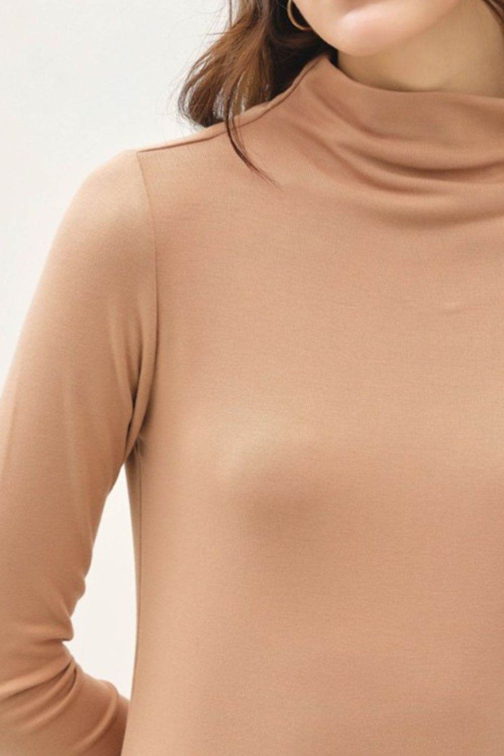 Be Cool Mock Neck Long Sleeve T-Shirt - Shop Style & More | Fresh Looks, Everyday Deals & Free Shipping