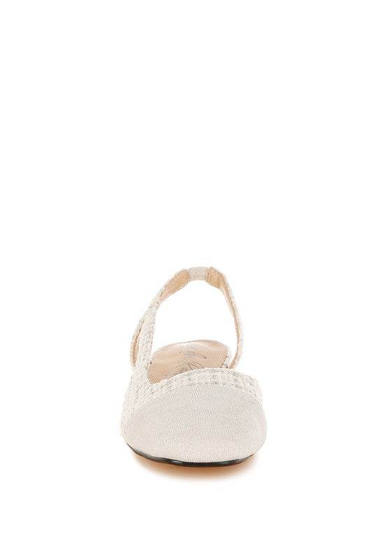 Karita Tweed Slingback Sandals - Shop Style & More | Fresh Looks, Everyday Deals & Free Shipping
