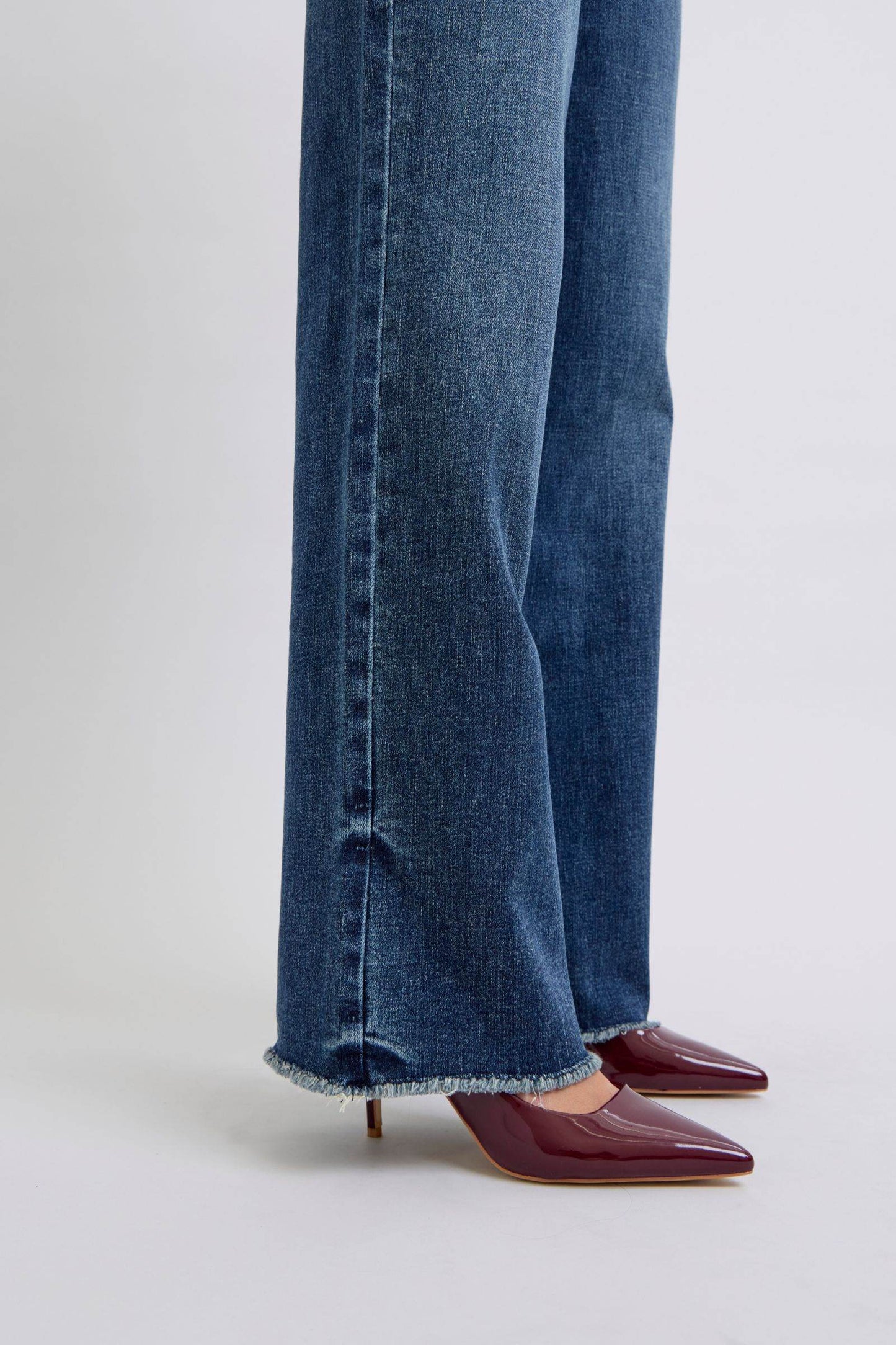 Judy Blue Full Size Raw Hem Mid Rise Jeans - Shop Style & More | Fresh Looks, Everyday Deals & Free Shipping