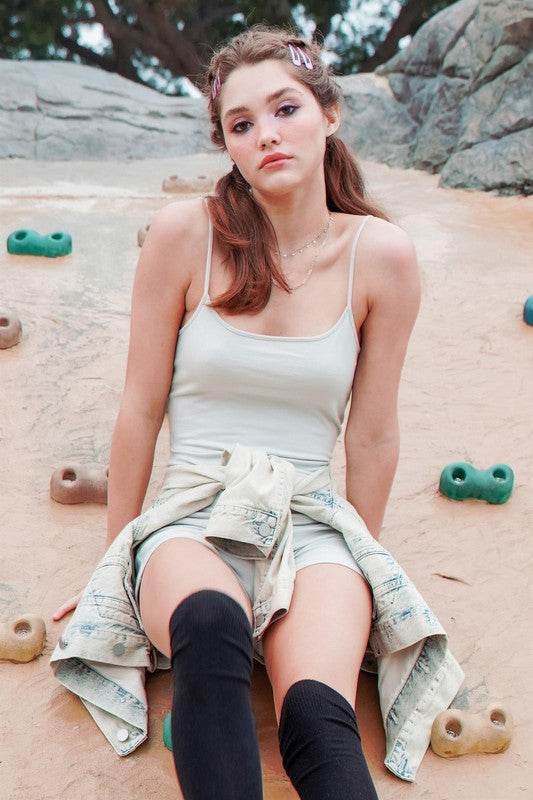 Loving Me Fitted Sleeveless Romper - Shop Style & More | Fresh Looks, Everyday Deals & Free Shipping