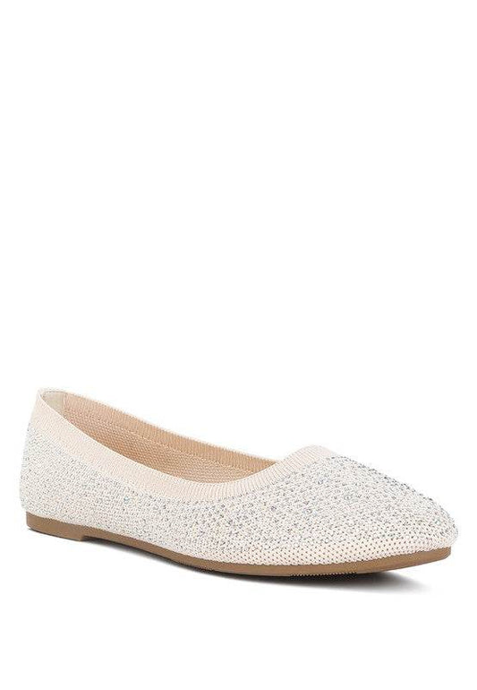 Splash Rhinestones Embellished Ballet Flats - Shop Style & More | Fresh Looks, Everyday Deals & Free Shipping