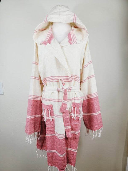 Unisex Robe, Beach or spa Robe with pockets - Red - Shop Style & More | Fresh Looks, Everyday Deals & Free Shipping