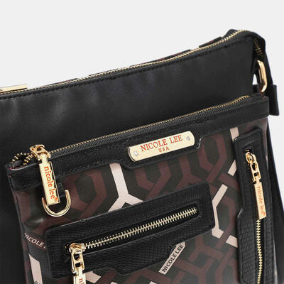 Nicole Lee USA Geometric Pattern Crossbody Bag Bags