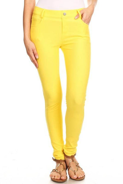 Cotton-Blend 5-Pocket Skinny Jeggings - Shop Style & More | Fresh Looks, Everyday Deals & Free Shipping