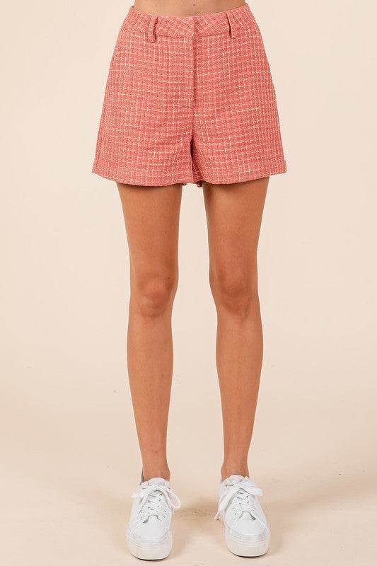Mittoshop Tweed Classic Shorts with Side Pockets - Shop Style & More | Fresh Looks, Everyday Deals & Free Shipping
