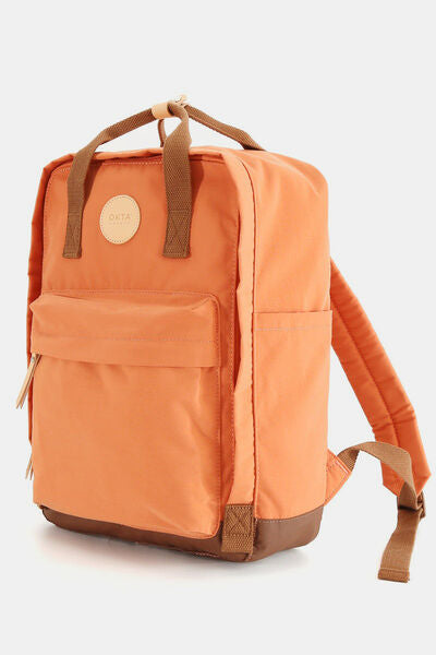 Himawari Waterproof Canvas Backpack Bag with Side Pockets Bags