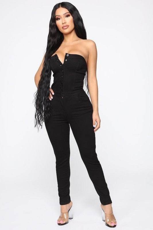Rita Denim Jumpsuit - Shop Style & More | Fresh Looks, Everyday Deals & Free Shipping