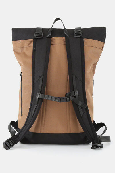 Himawari Contrast Waterproof Canvas Backpack Bag Bags