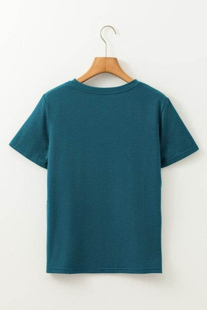 Galilea Toothpick Stripe Round Neck Top - Shop Style & More | Fresh Looks, Everyday Deals & Free Shipping