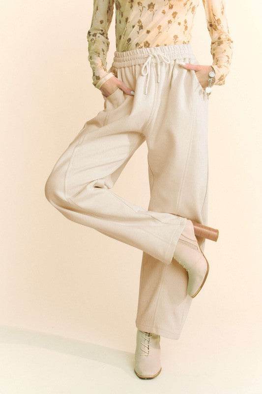 Davi & Dani Drawstring Wide Leg Sweatpants - Shop Style & More | Fresh Looks, Everyday Deals & Free Shipping
