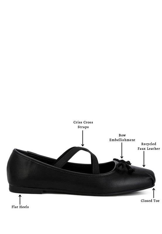 Leina Recycled Faux Leather Ballet Flats - Shop Style & More | Fresh Looks, Everyday Deals & Free Shipping