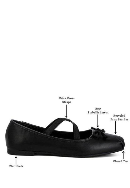 Leina Recycled Faux Leather Ballet Flats - Shop Style & More | Fresh Looks, Everyday Deals & Free Shipping