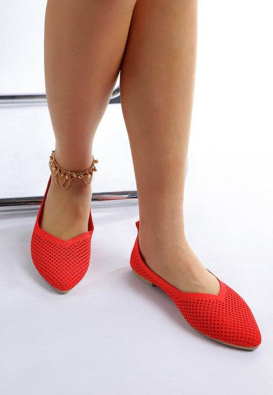 Selaris Fly Knit Slip On Ballerinas - Shop Style & More | Fresh Looks, Everyday Deals & Free Shipping