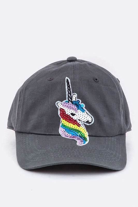 Sequins Unicorn Cotton Cap - Shop Style & More | Fresh Looks, Everyday Deals & Free Shipping