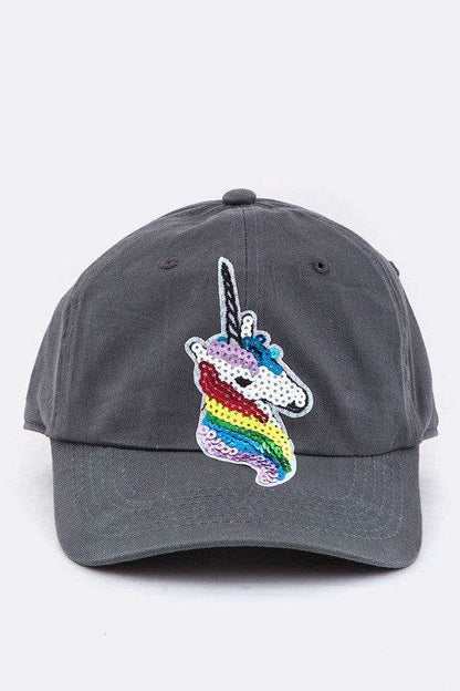Sequins Unicorn Cotton Cap - Shop Style & More | Fresh Looks, Everyday Deals & Free Shipping