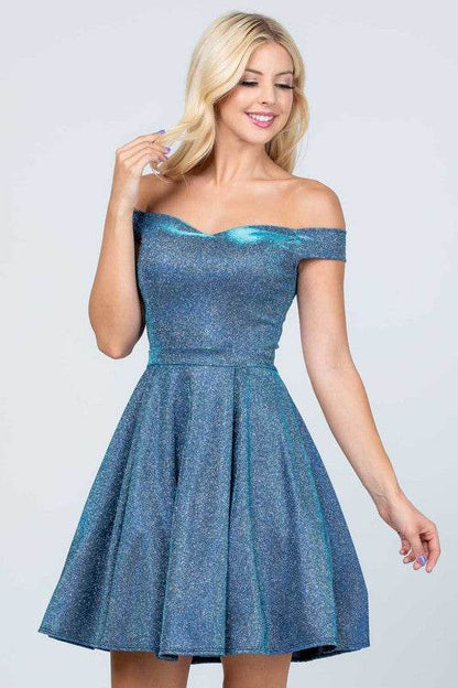 Off the shoulder skater dress jaquard - Shop Style & More | Fresh Looks, Everyday Deals & Free Shipping