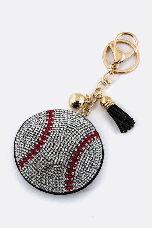 Crystal Baseball Key Charm - Shop Style & More | Fresh Looks, Everyday Deals & Free Shipping