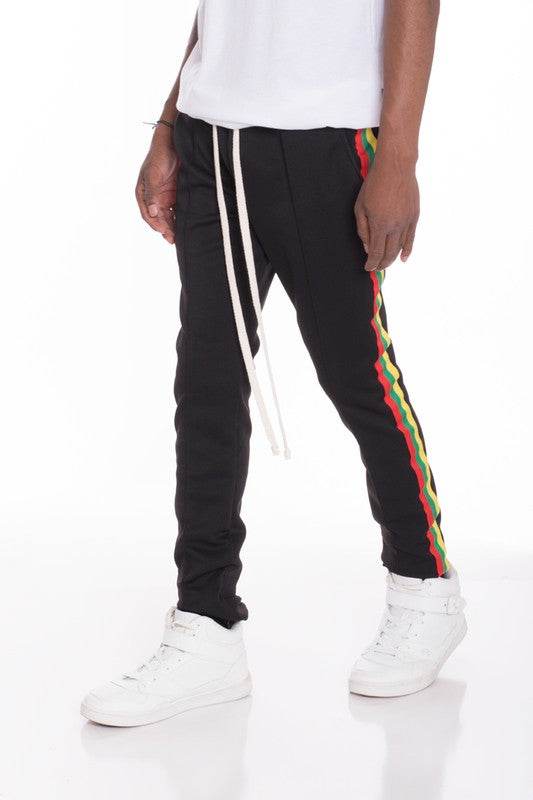 RASTA TAPED TRACK PANTS - Shop Style & More | Fresh Looks, Everyday Deals & Free Shipping