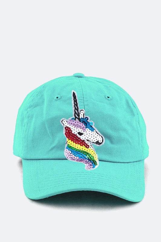 Sequins Unicorn Cotton Cap - Shop Style & More | Fresh Looks, Everyday Deals & Free Shipping