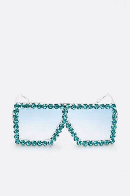 Crystal Iconic Shield Inspired Square Statement - Shop Style & More | Fresh Looks, Everyday Deals & Free Shipping