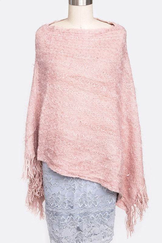 Sequins Plushy Fashion Poncho - Shop Style & More | Fresh Looks, Everyday Deals & Free Shipping