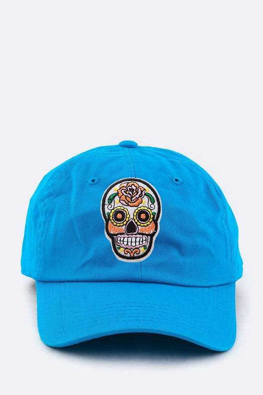 Sugar Skull Patch Cotton Cap - Shop Style & More | Fresh Looks, Everyday Deals & Free Shipping