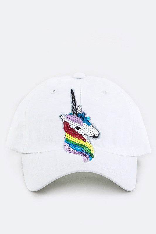 Sequins Unicorn Cotton Cap - Shop Style & More | Fresh Looks, Everyday Deals & Free Shipping