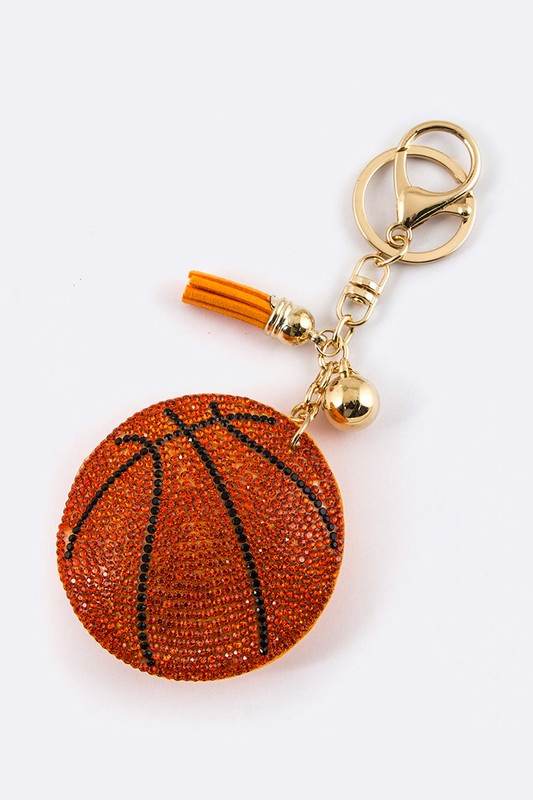 Crystal Basketball Key Charm - Shop Style & More | Fresh Looks, Everyday Deals & Free Shipping