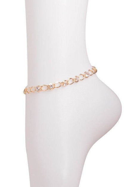 RHINESTONE ANKLET - Shop Style & More | Fresh Looks, Everyday Deals & Free Shipping