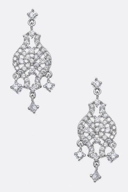 CZ Chandelier Earrings - Shop Style & More | Fresh Looks, Everyday Deals & Free Shipping