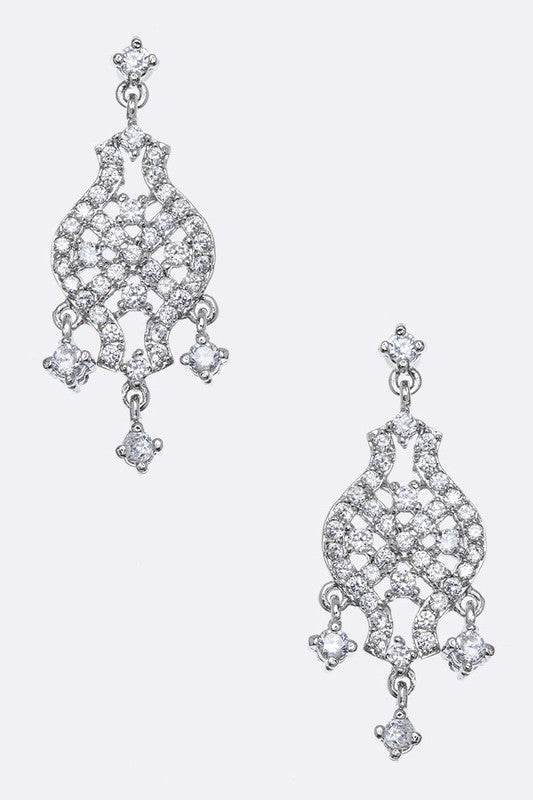 CZ Chandelier Earrings - Shop Style & More | Fresh Looks, Everyday Deals & Free Shipping