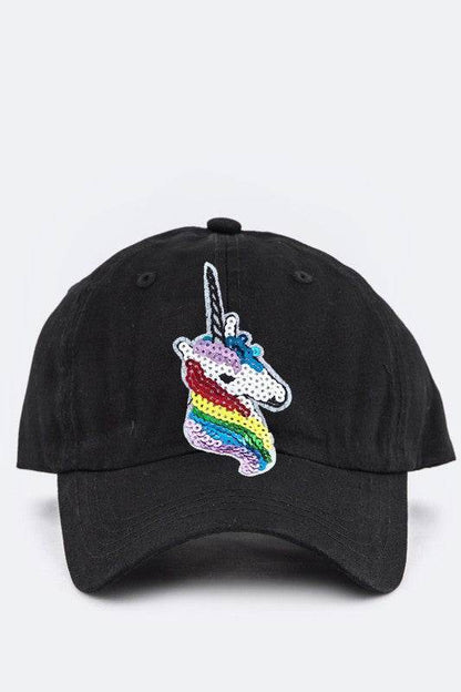 Sequins Unicorn Cotton Cap - Shop Style & More | Fresh Looks, Everyday Deals & Free Shipping