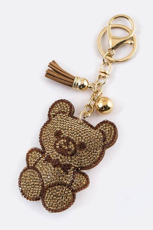Crystal Bear Key Charm - Shop Style & More | Fresh Looks, Everyday Deals & Free Shipping