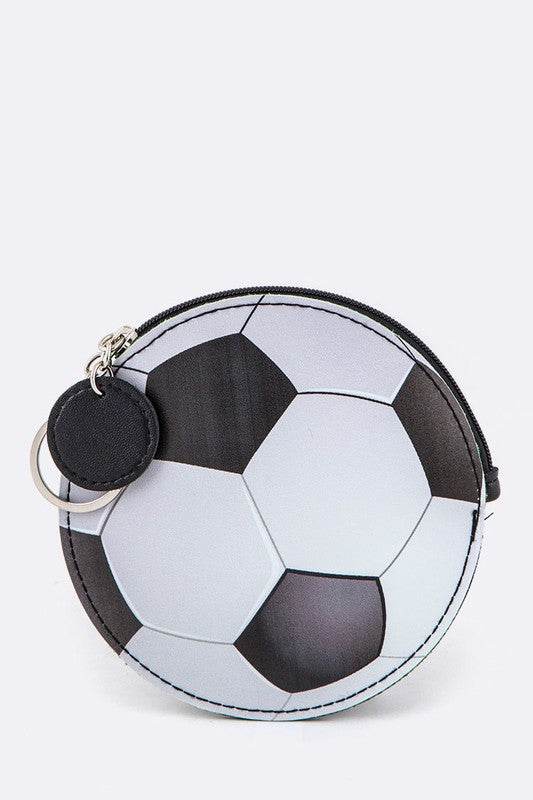 Soccer Ball Coin Purse Key Charm - Shop Style & More | Fresh Looks, Everyday Deals & Free Shipping