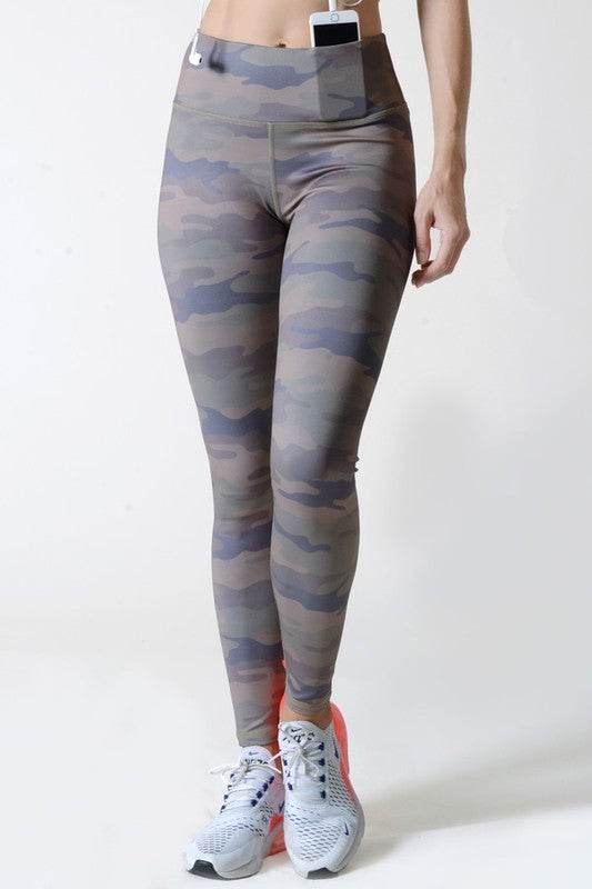 Active High Rise Camouflage Leggings with Pocket - Shop Style & More | Fresh Looks, Everyday Deals & Free Shipping