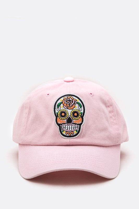 Sugar Skull Patch Cotton Cap - Shop Style & More | Fresh Looks, Everyday Deals & Free Shipping