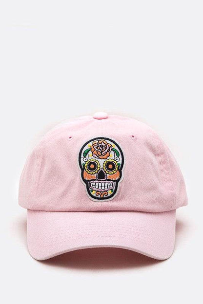 Sugar Skull Patch Cotton Cap - Shop Style & More | Fresh Looks, Everyday Deals & Free Shipping