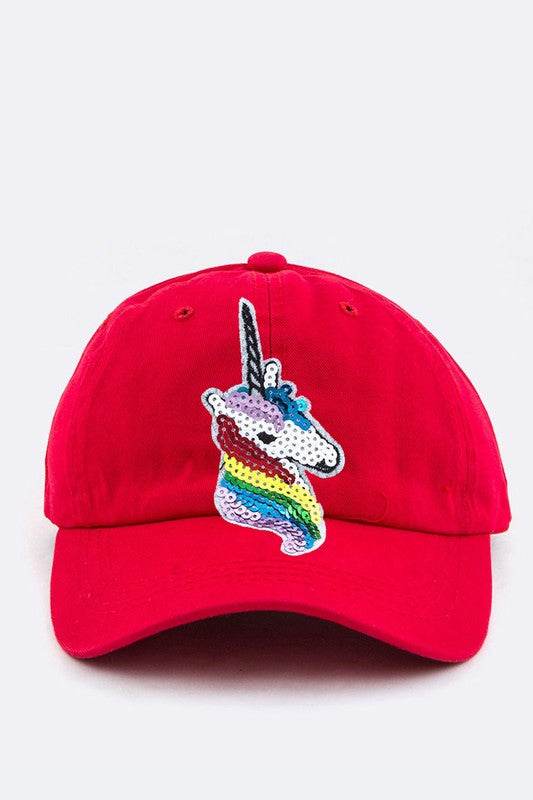 Sequins Unicorn Cotton Cap - Shop Style & More | Fresh Looks, Everyday Deals & Free Shipping