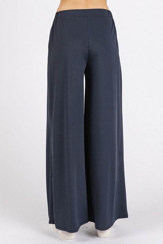 Mittoshop Yoga Air Stretch Elastic Waist Wide Leg Pants - Shop Style & More | Fresh Looks, Everyday Deals & Free Shipping