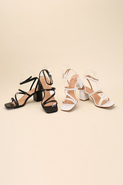 ALI-6 Strappy Low Heel Heels