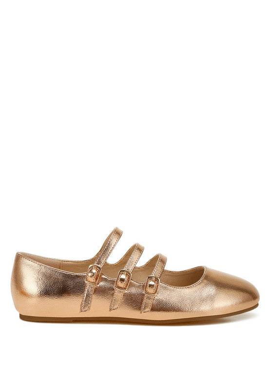 Macarina Triple Strap Mary Jane Ballerinas - Shop Style & More | Fresh Looks, Everyday Deals & Free Shipping