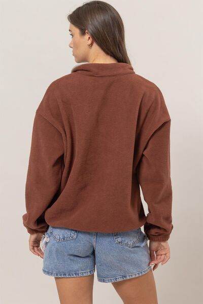 HYFVE Fleece Color Block Half Zip Sweatshirt - Shop Style & More | Fresh Looks, Everyday Deals & Free Shipping
