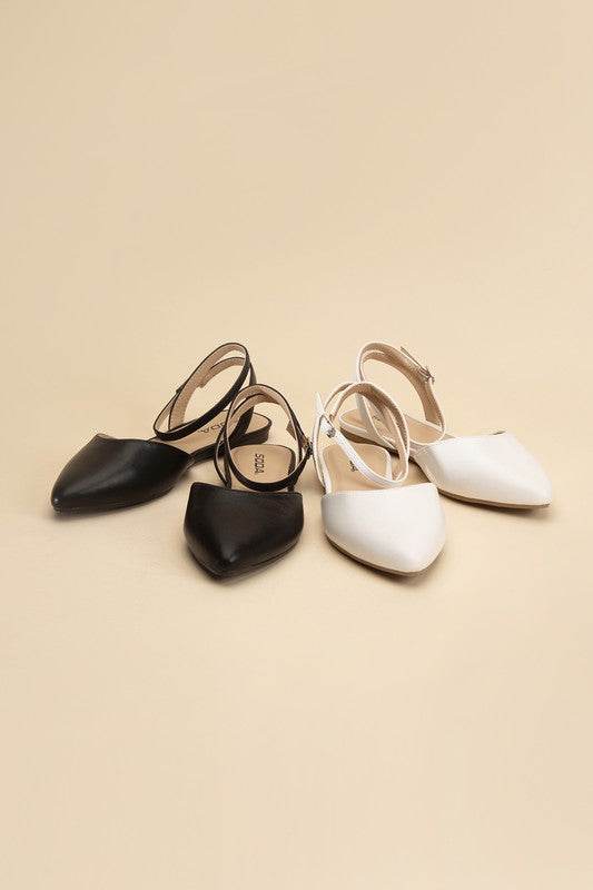 LINDEN-S Ankle Strap Flats - Shop Style & More | Fresh Looks, Everyday Deals & Free Shipping